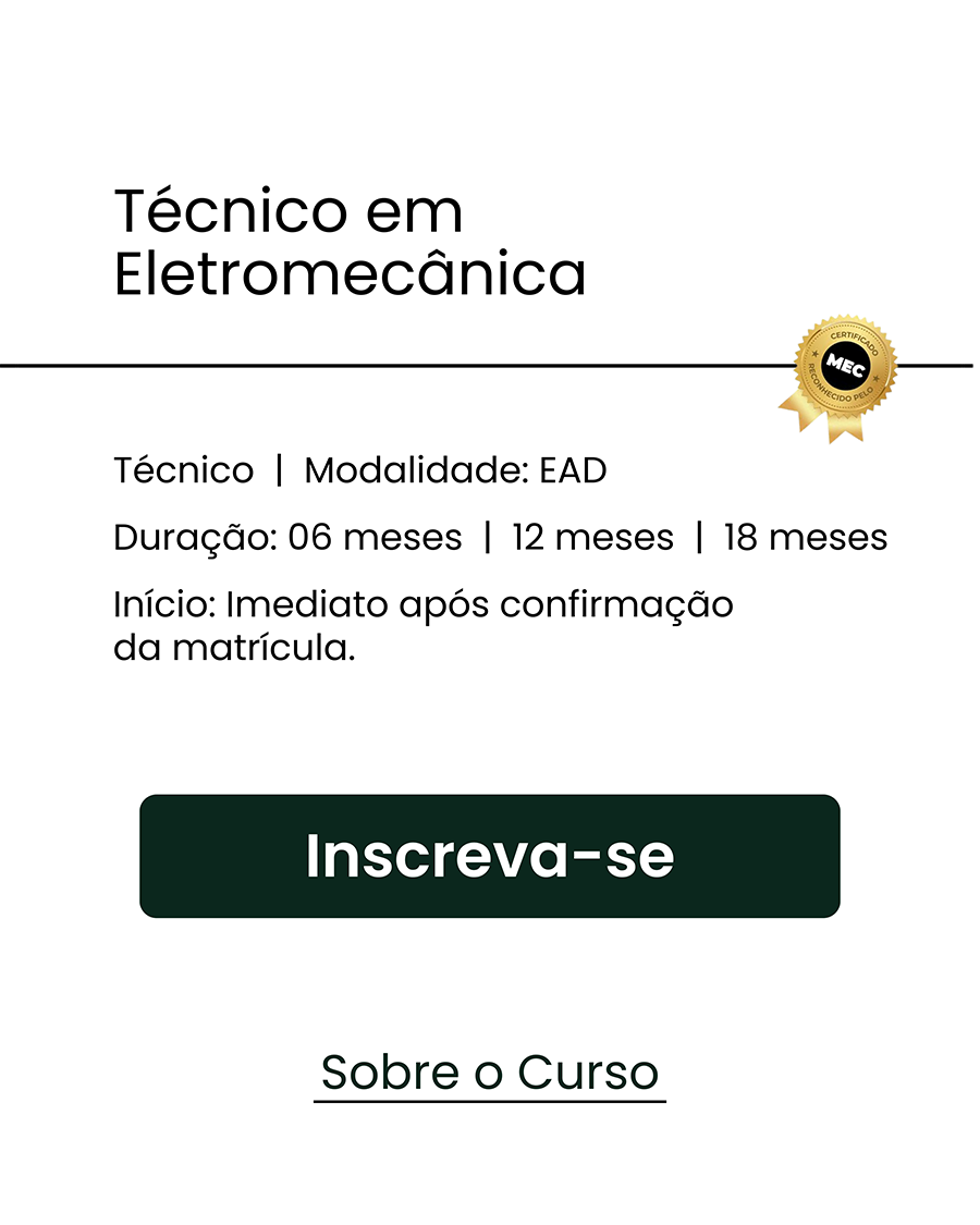 Técnico em Eletromecânica