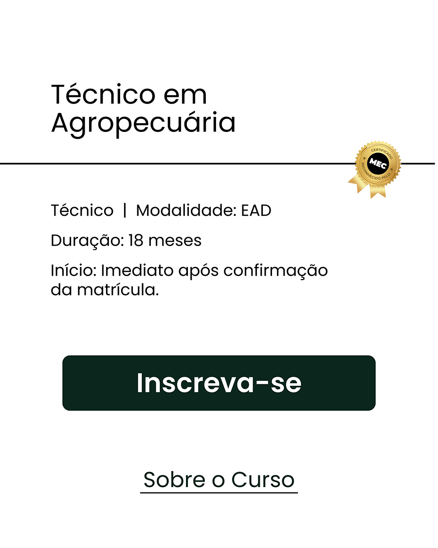 Técnico em Agropecuária
