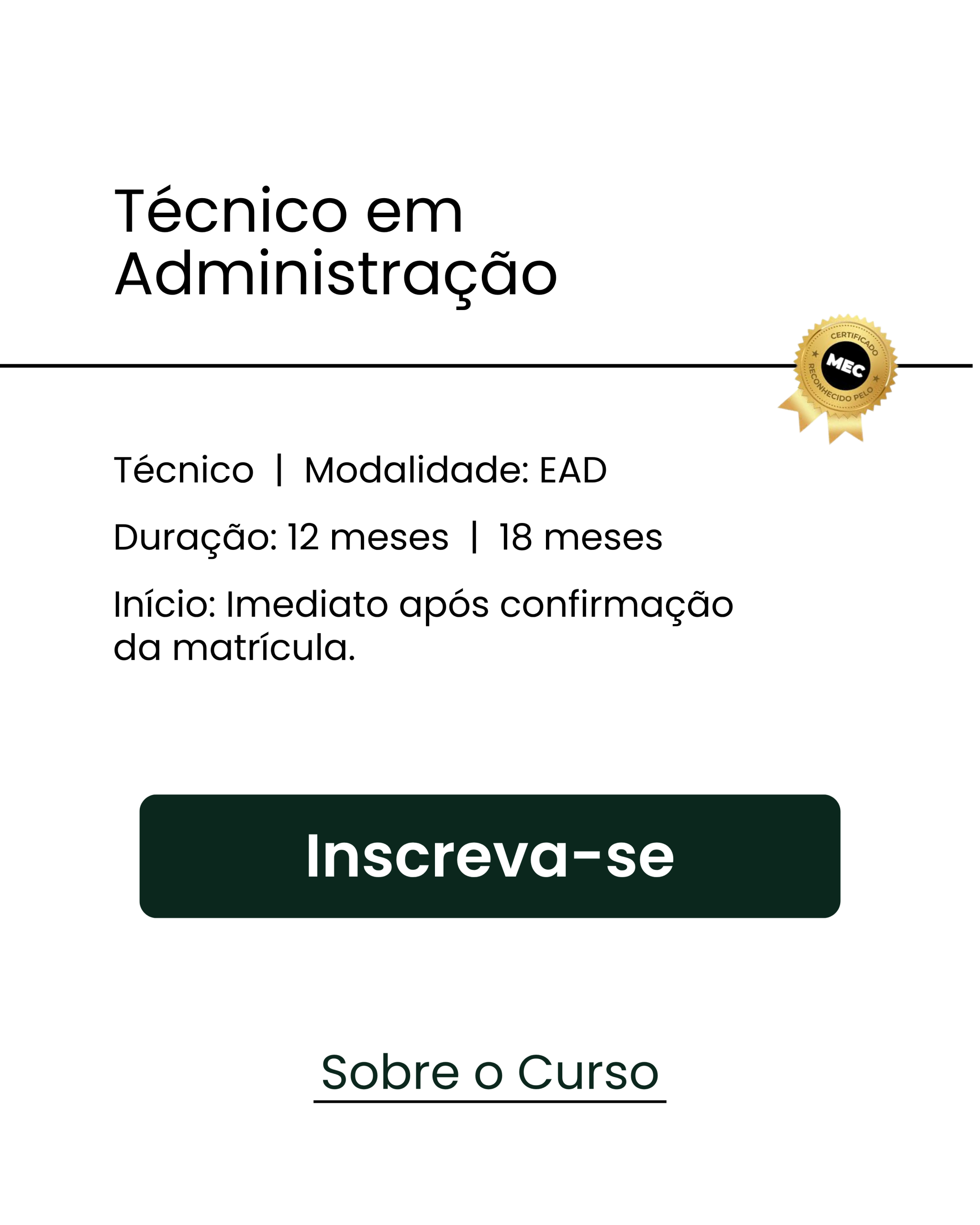 Técnico em Administração